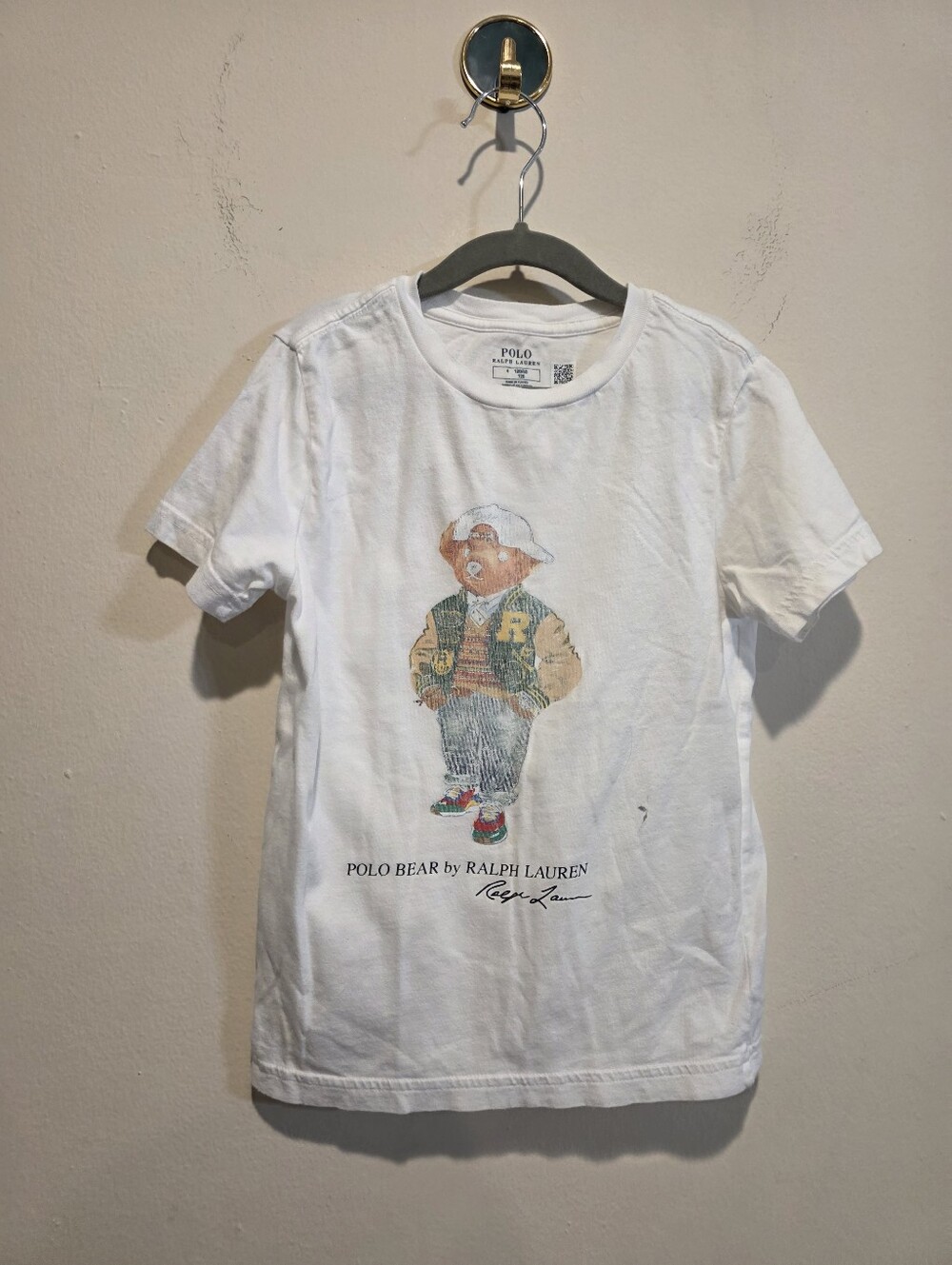 Polo by Ralph Lauren White Kids' Polo Bear Graphic Tee